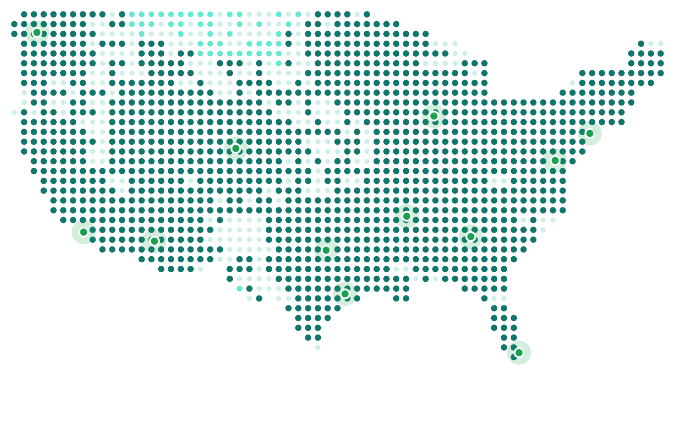iPhone Government nationwide 5G and 4G LTE coverage map of the United States